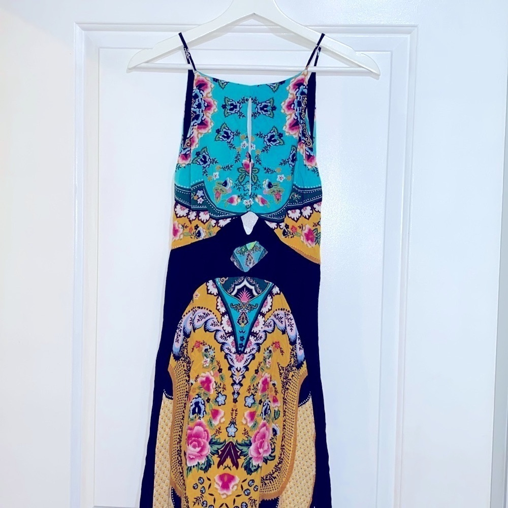 Farm Rio petite black floral maxi dress - Picture 4 of 13